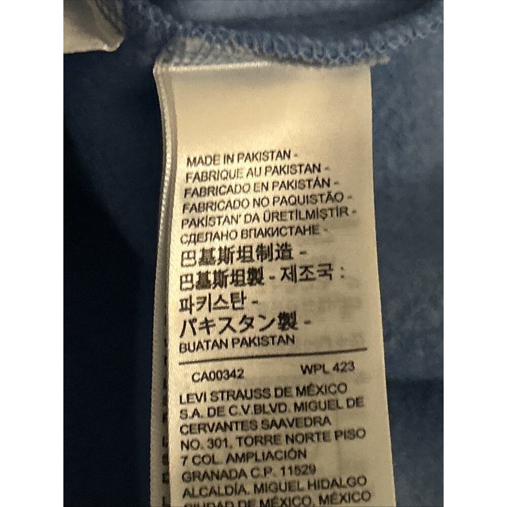 Levi’s Silver Tab Blue Sweatshirt Mens Size XXL Vintage - Picture 8 of 10